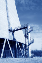 cooling tower at an industrial enterprise