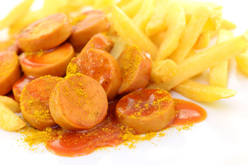 Wurst, Pommes