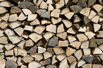 Firewood Stacked