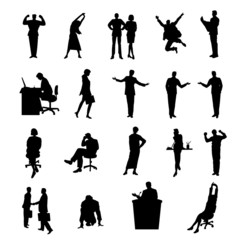 人物シルエット