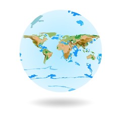 Colorful globe