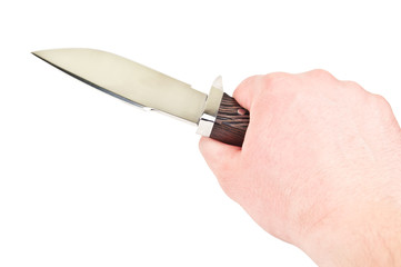 knife in hand