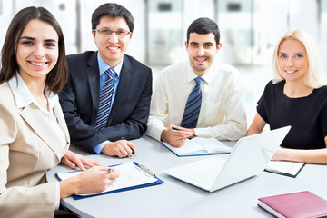 Business team working
