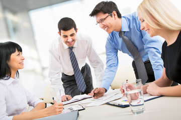 Fototapeta premium Young students