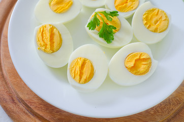 boiled eggs