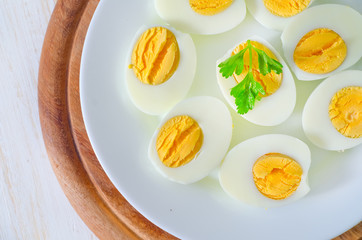 boiled eggs