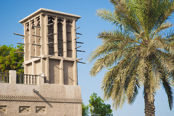 wind tower in dubai united arab emirates
