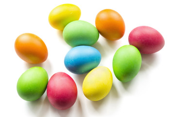 Fototapeta na wymiar Painted eggs