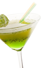 cocktail with kiwi