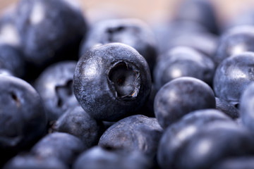 Blaubeeren Makroaufnahme
