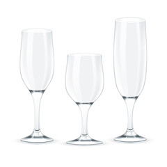 Wine glass set.