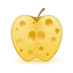 Cheese apple.