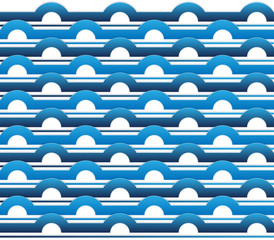 Fototapeta premium waves on the water surface