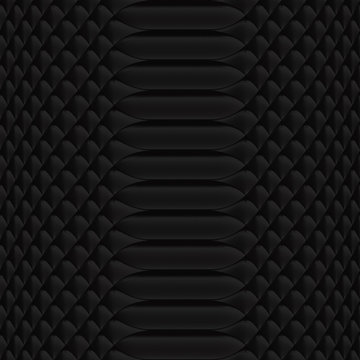 Snakeskin pattern black