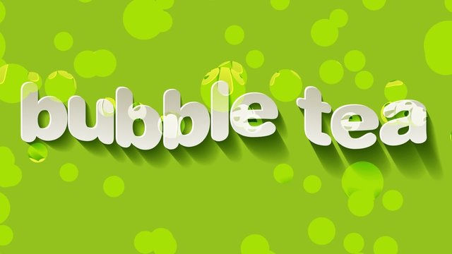 Bubble Tea bunt Banner