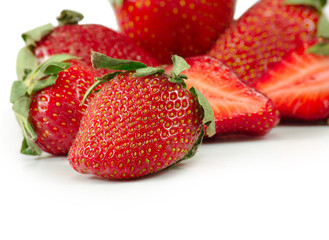 many strawberries