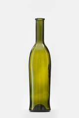 Green classic wine bottle
