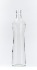Transparent glass bottle