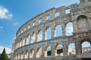 Fototapeta premium Roman amphitheater in Pula, Croatia
