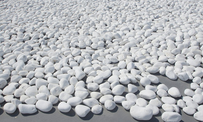 Texture made of small beach stones
