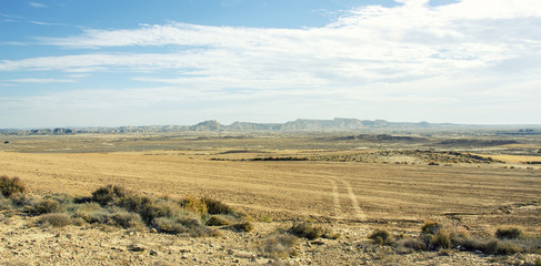 Desert of the Bardenas Reales in Navarre