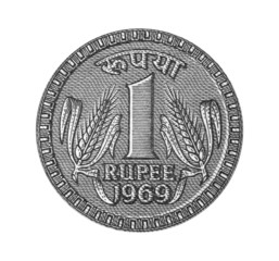One rupee from note 1969
