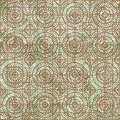 Old relief fresco. Seamless pattern.