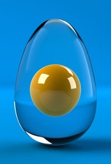 egg-crystal clear.