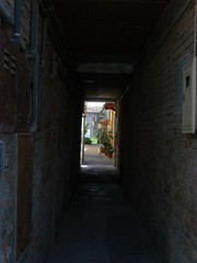 Obraz premium path to inner yard