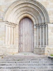 Romanesque church door