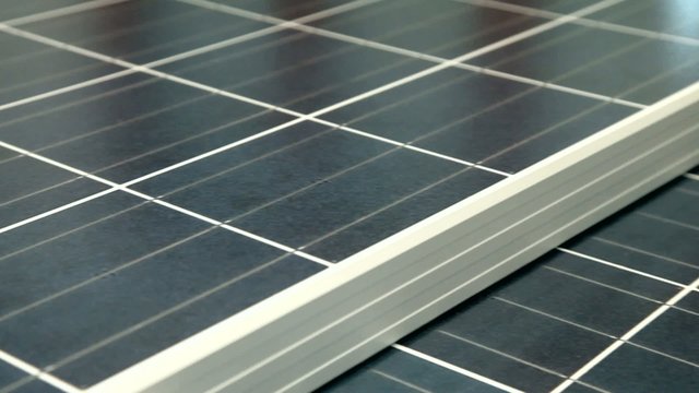Dettaglio pannelli fotovoltaici
