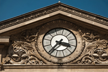 Horloge gare du Nord à Paris
