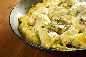 .farm-style Codfish with potatoes