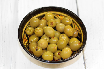 olives vertes farcies