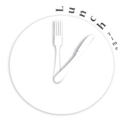 Naklejka premium Lunch Time Concept