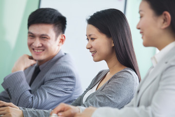 Obraz premium Businesspeople Working Together