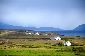 Cottages on the Applecross peninsula, Scotland