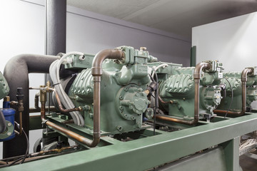 Compressor machinery - obrazy, fototapety, plakaty