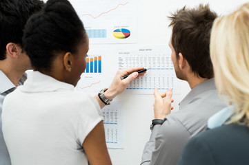 Discussing annual report