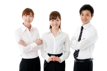若いビジネスマン男女3人のイメージ