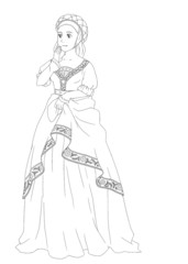 Fototapeta premium The page with exercises for kids - coloring book