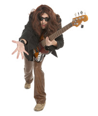 Obraz premium Man playing guitar