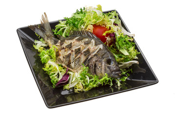 Grilled Tilapia with salad