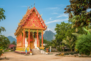 Temple in Vang Vieng