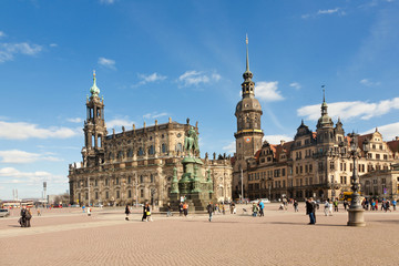 Naklejka premium Dresden Theaterplatz