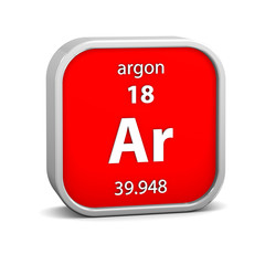 Argon material sign