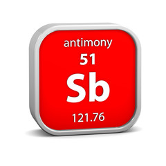 Antimony material sign