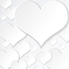 Vector Heart Background