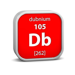 Dubnium material sign