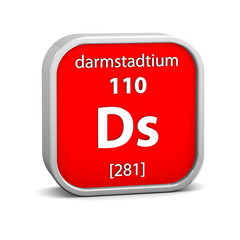 Darmstadtium material sign